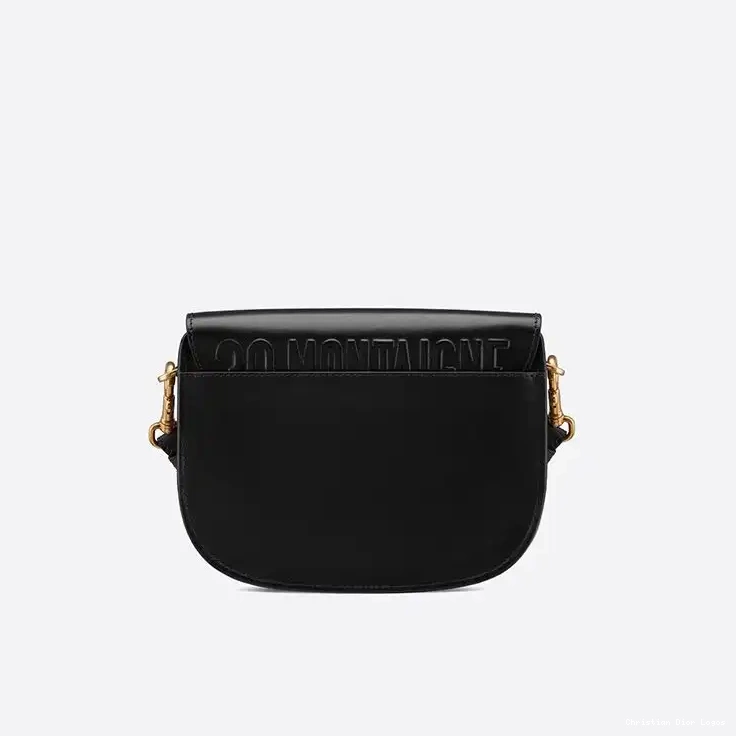 Cheap Dior Box Bag Bobby Small Black Calfskin 0504 Luxury